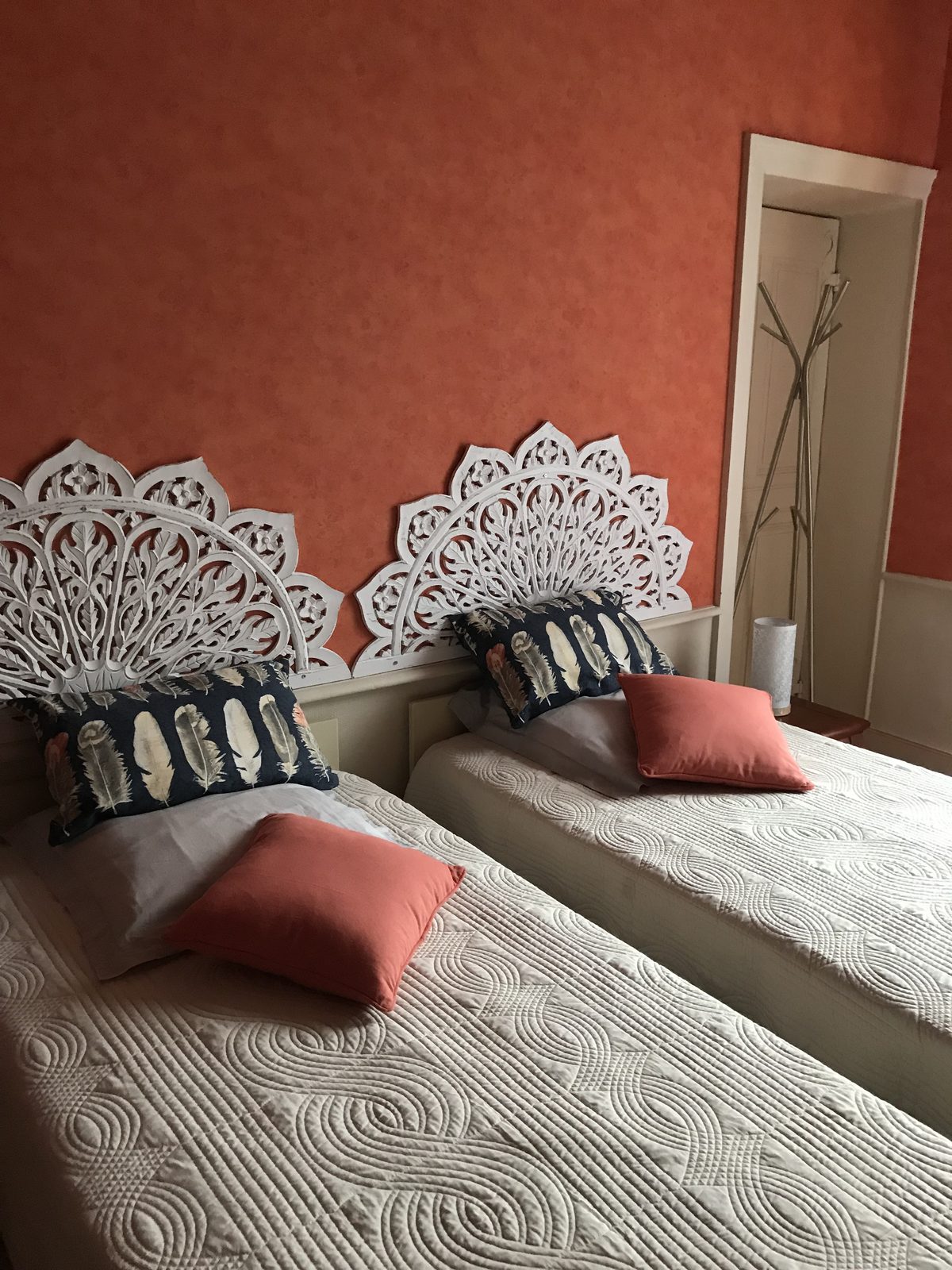 La chambre Coquelicot en version 2 lits