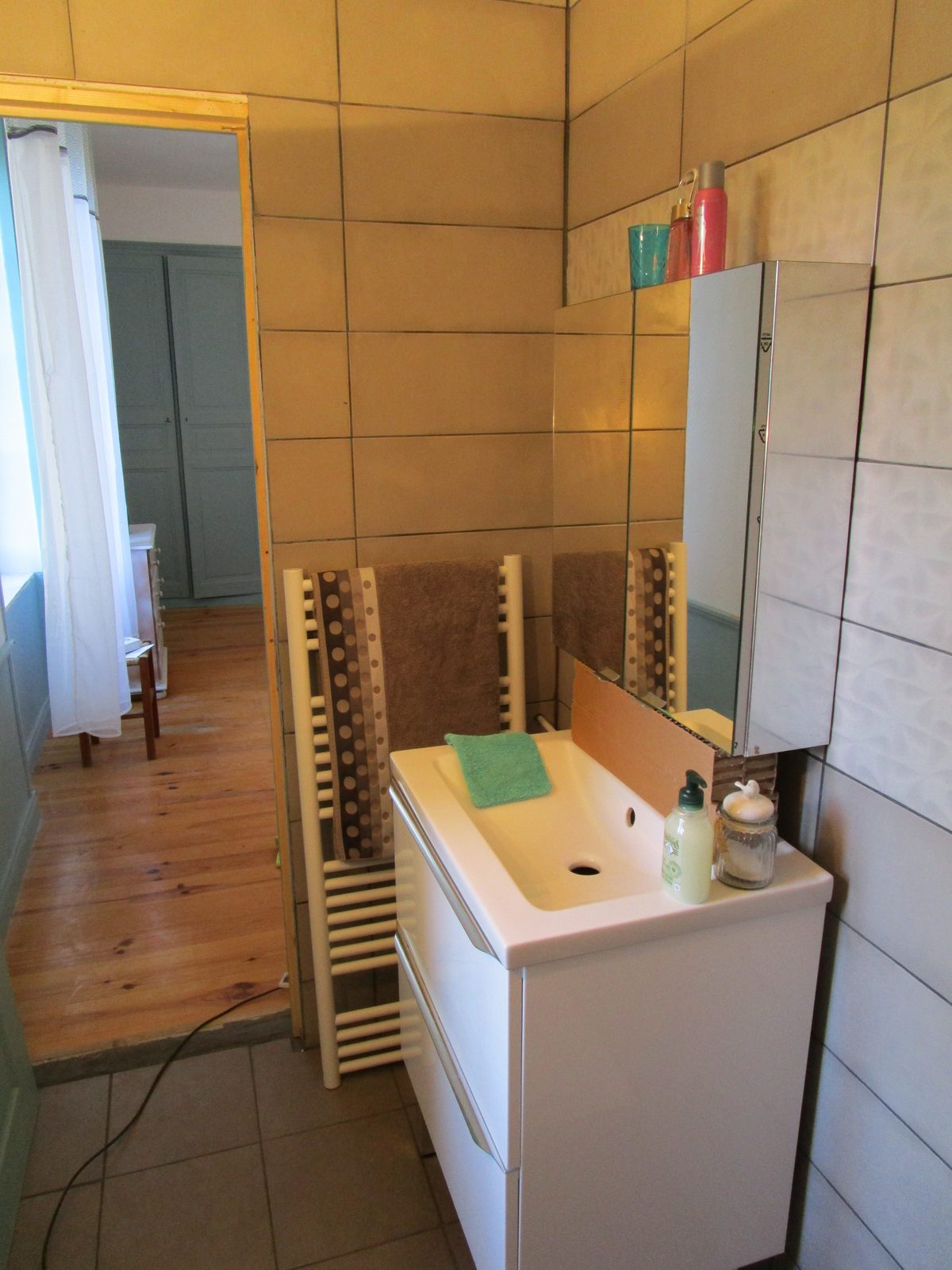 La salle d’eau de la chambre Crépuscule