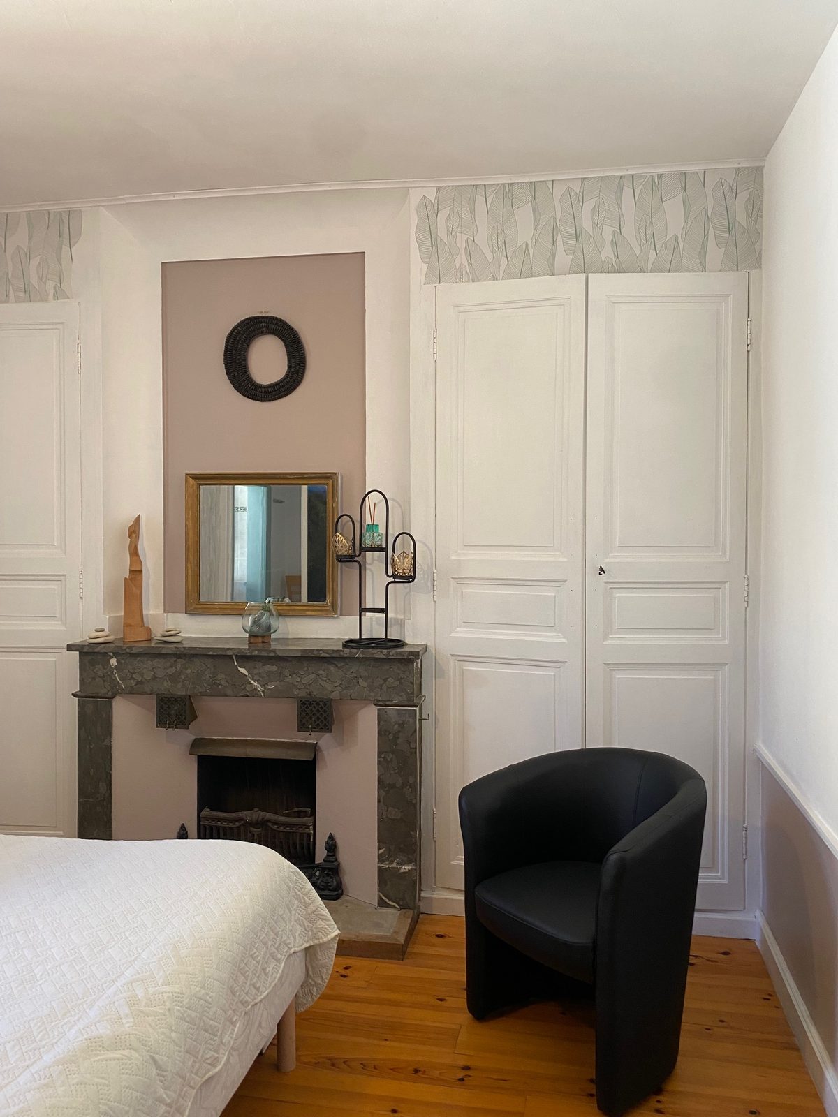 La cheminée de la chambre Drôme