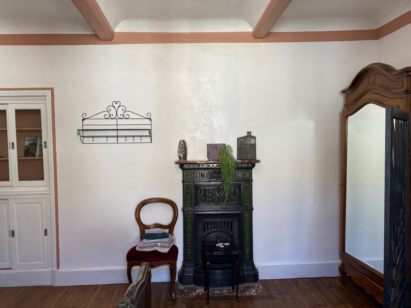 La chambre Luirre et sa cheminée