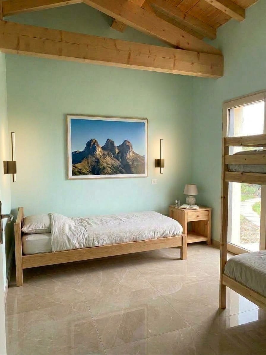 Représentation du projet : une chambre de l’appartement sud