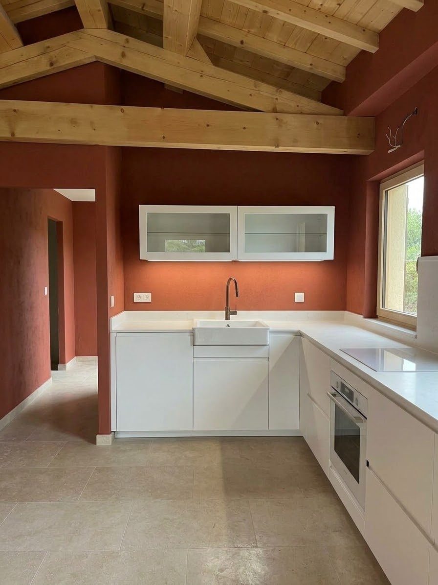 Représentation du projet : la cuisine de l’appartement sud