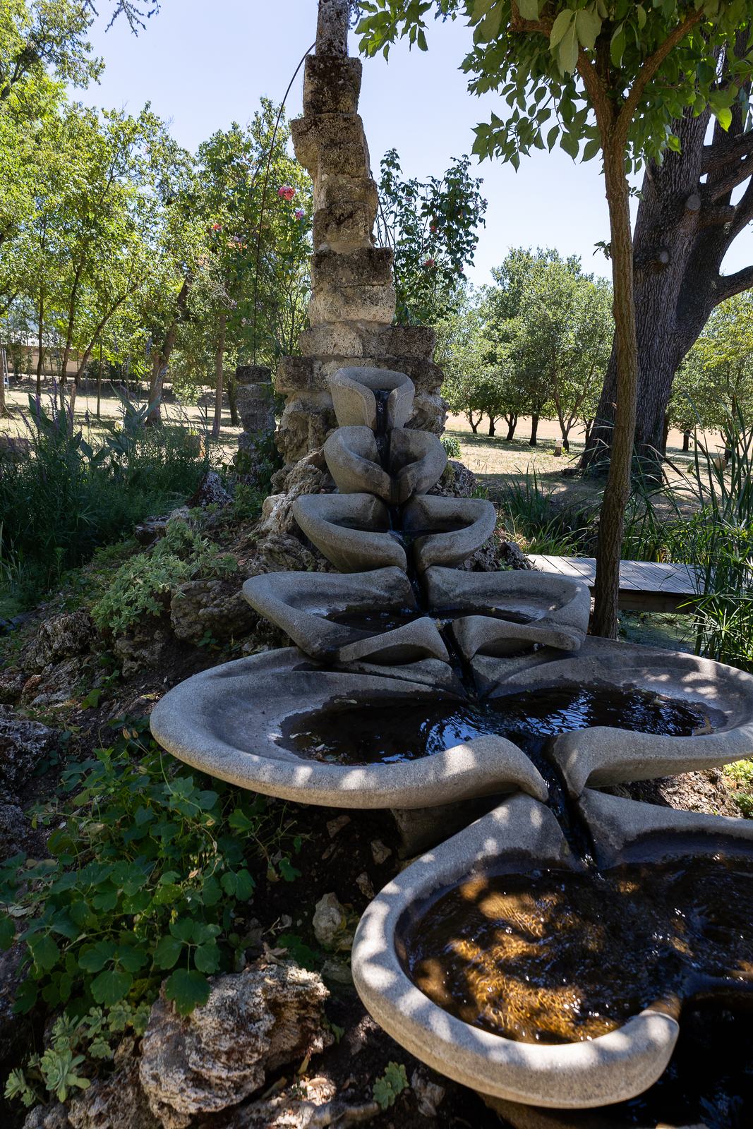 La fontaine du parc