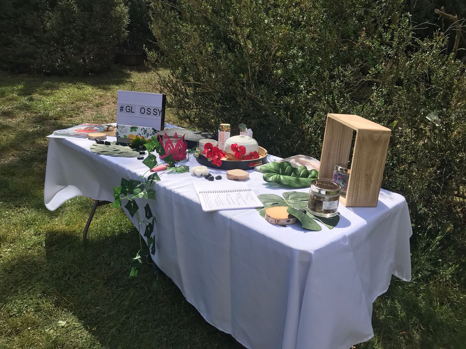 L’accueil d’un salon dans le parc